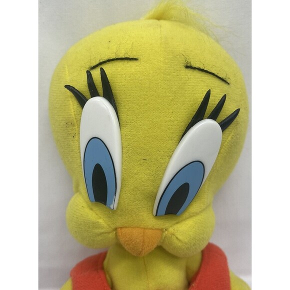 VTG Tweety Bird Warner Bros Halloween Looney Tunes 11” Plush 1997 Stuffed Animal - Picture 3 of 16